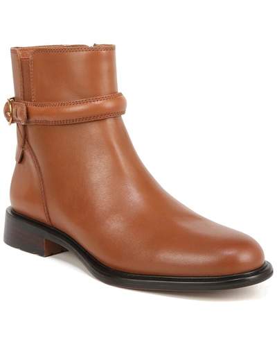Shop Franco Sarto Elese Leather Bootie In Brown