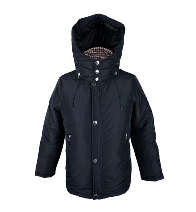 Shop Aquascutum Polyamide Men's Jacket In Black