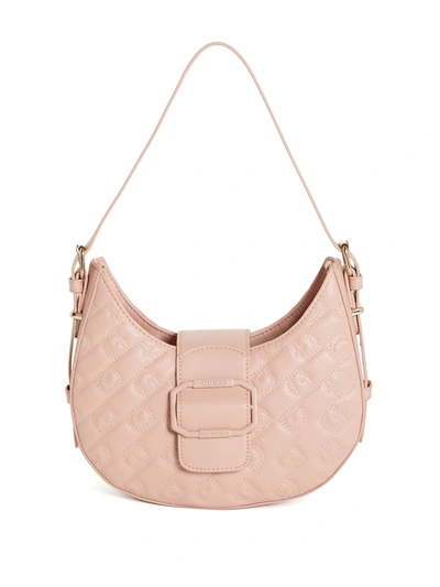 Shop Guess Factory Camille Shoulder Bag In Pink