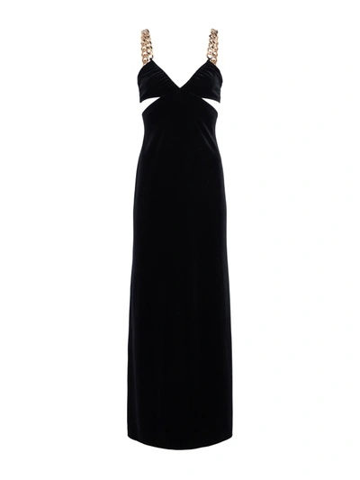 Shop L Agence Beatriz Dress In Black