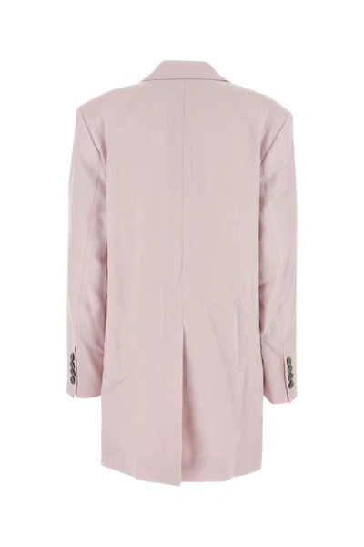 Shop Ami Alexandre Mattiussi Ami Woman Light Pink Wool Oversize Blazer