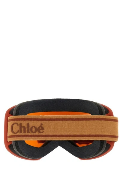 Shop Chloé Chloe Woman Red Acetate Snow Mask