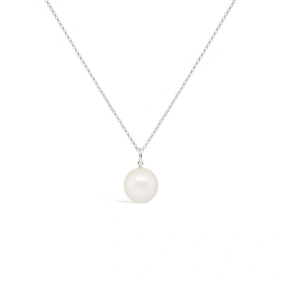 Shop Olivia & Pearl Uat Power Pearl Pendant In Sterling Silver In O&p/ppp/ss/24