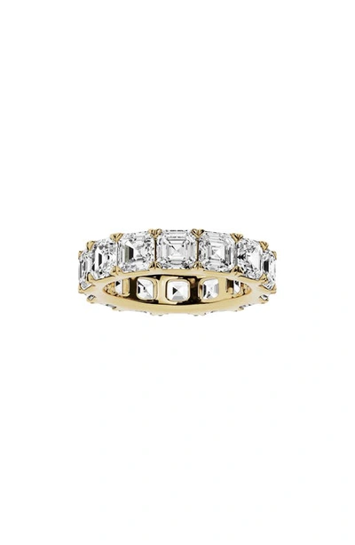 Shop Jennifer Fisher 18k Gold Asscher Cut Lab Created Diamond Eternity Ring In 18k Yellow Gold