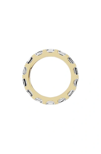 Shop Jennifer Fisher 18k Gold Asscher Cut Lab Created Diamond Eternity Ring In 18k Yellow Gold