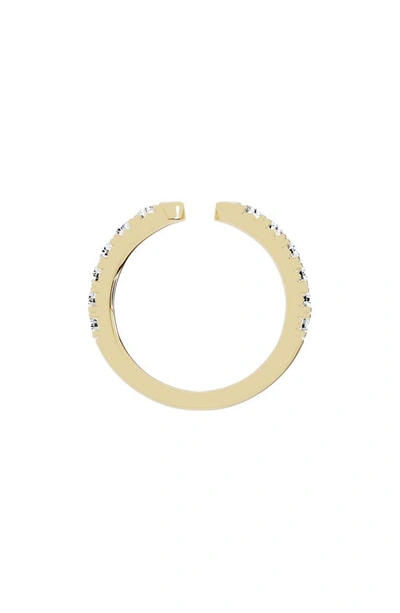 Jennifer Fisher Lab Created Diamond Open Ring In 18k Yellow Gold