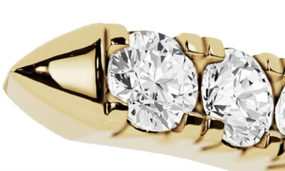 Shop Jennifer Fisher 18k Gold Lab Created Diamond Open Ring In 18k Yellow Gold