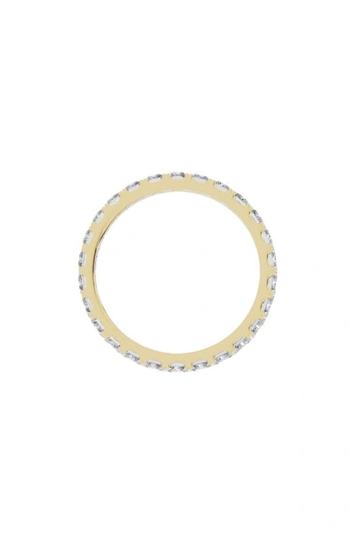 Jennifer Fisher Lab Created Diamond Eternity Ring In 18k Yellow Gold