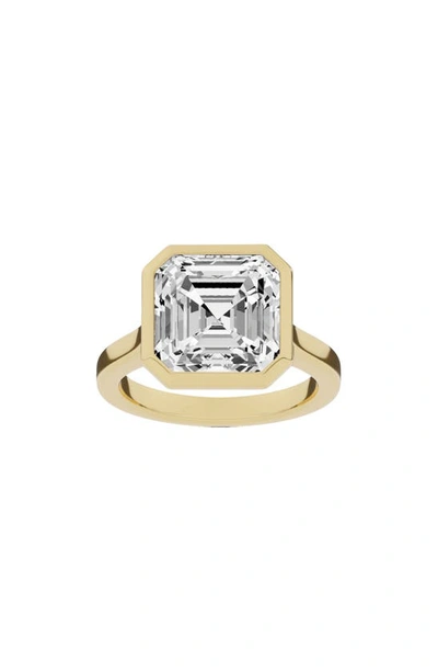 Shop Jennifer Fisher 18k Gold Asscher Lab Created Diamond Solitaire Ring In 18k Yellow Gold