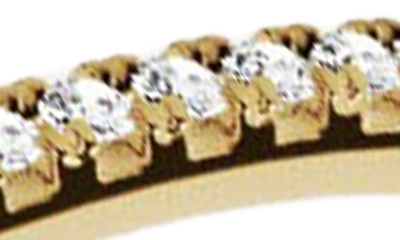 Jennifer Fisher Lab Created Diamond Hoop Earrings In 18k Yellow Gold