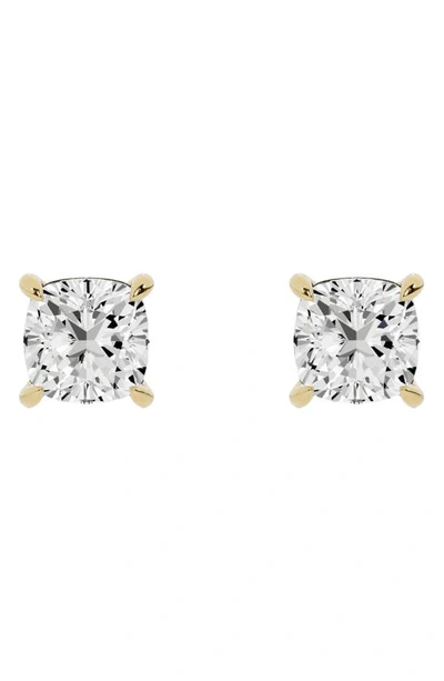 Shop Jennifer Fisher 18k Gold Cushion Cut Lab Created Diamond Stud Earrings In 18k Yellow Gold