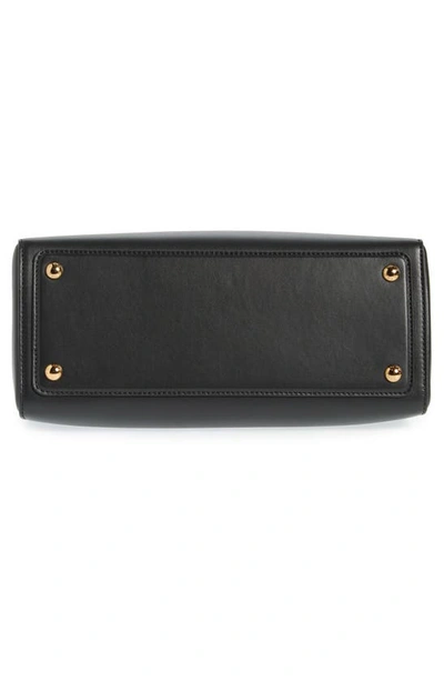 Etro 'small Vela' Black Shoulder Bag With Logo And Pegasus Charm In Black