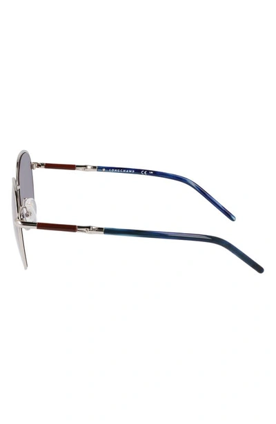 Longchamp 53mm Gradient Round Sunglasses In Gold