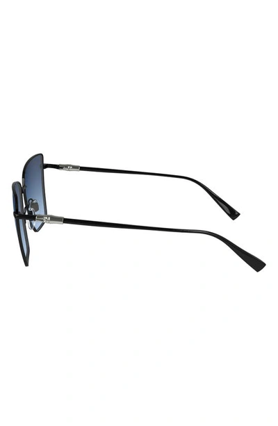 Longchamp 55mm Gradient Square Sunglasses In Black