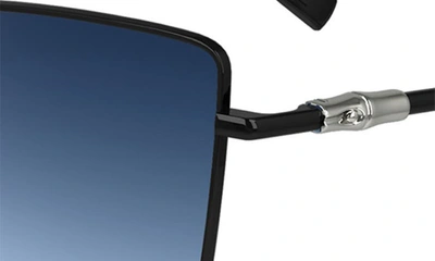 Longchamp 55mm Gradient Square Sunglasses In Black