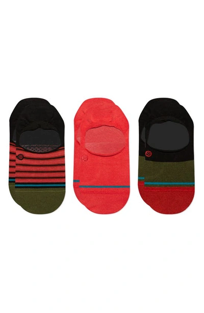 Shop Stance Red Fade Assorted 3-pack No-show Socks