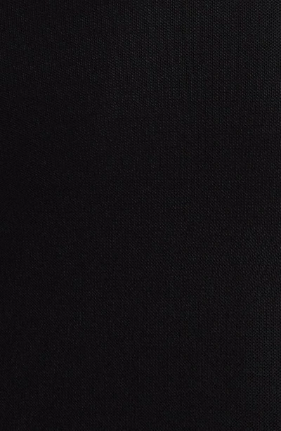 Shop Totême Semisheer Long Sleeve Knit Cocktail Dress In Black