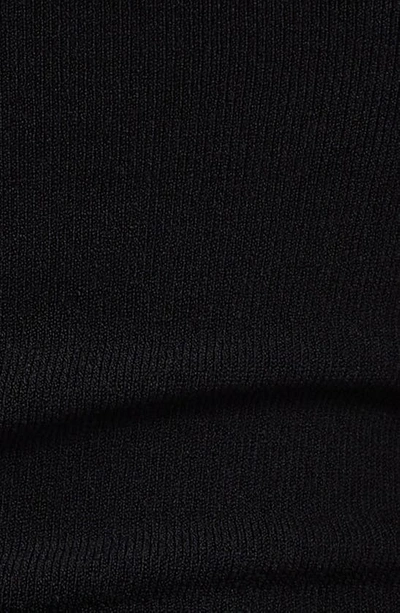 Shop Totême Toteme Reverse Halter Neck Knit Top In Black
