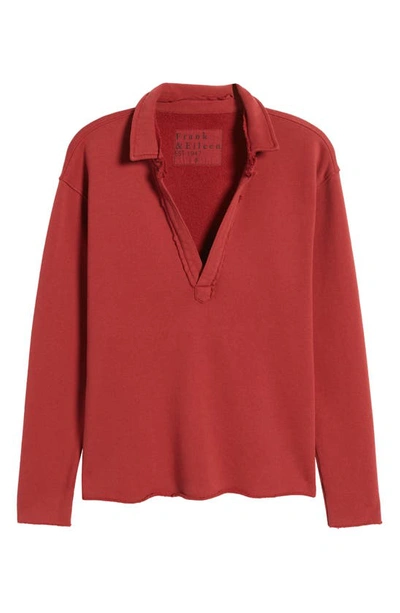 Shop Frank & Eileen Patrick Popover In Cranberry