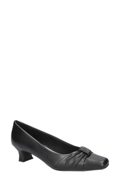 Shop Easy Street Waive Square Toe Pump In Black