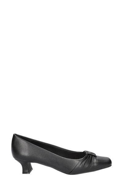 Shop Easy Street Waive Square Toe Pump In Black