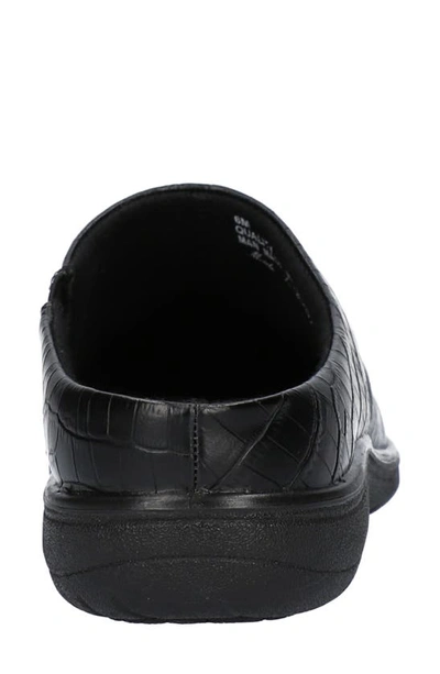 Easy Street Swing Comfort Mule In Black/croco