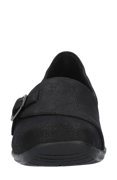 Shop Easy Street Cinnnamon Comfort Loafer In Black