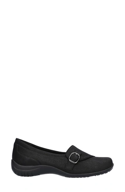 Shop Easy Street Cinnnamon Comfort Loafer In Black