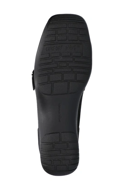 Shop Easy Street Cinnnamon Comfort Loafer In Black