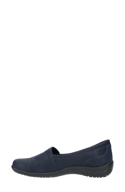 Shop Easy Street Cinnnamon Comfort Loafer In Navy