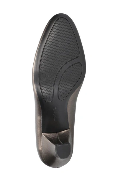 Shop Easy Street Fabulous Almond Toe Pump In Pewter