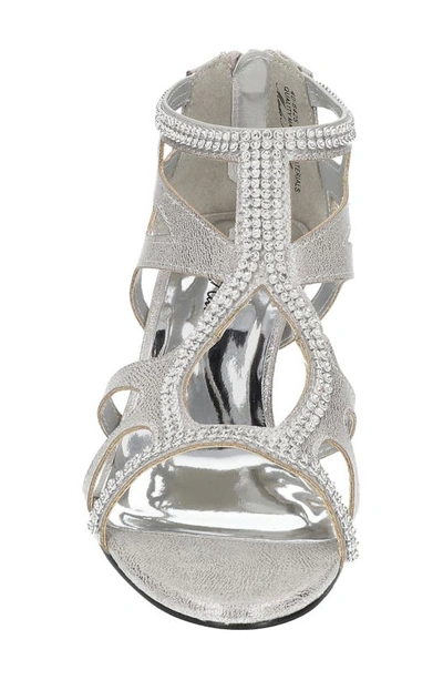 Easy Street Women's Flattery Evening Sandals In Silver