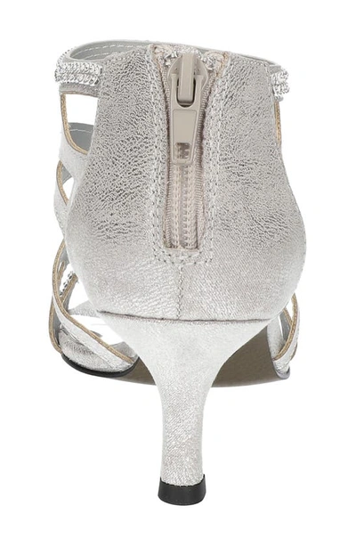 Easy Street Women's Flattery Evening Sandals In Silver