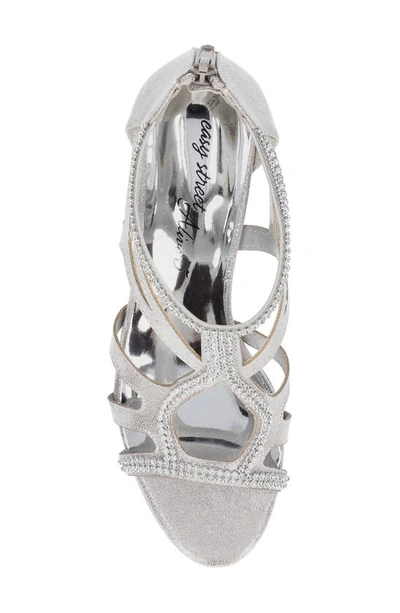 Shop Easy Street Flattery Cage Pump In Silver