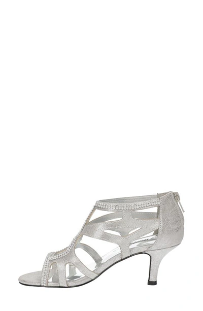 Easy Street Women's Flattery Evening Sandals In Silver