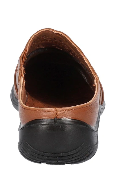 Easy Street Forever Perforated Mule In Tobacco