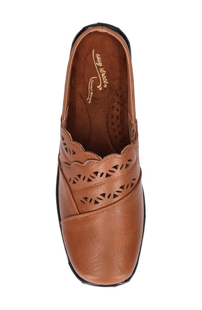 Easy Street Forever Perforated Mule In Tobacco