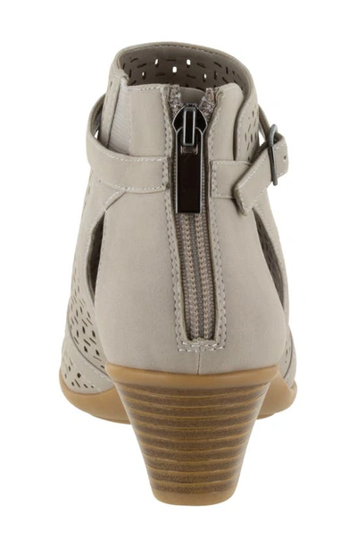 Easy Street Carrigan Cutout Bootie In Grey