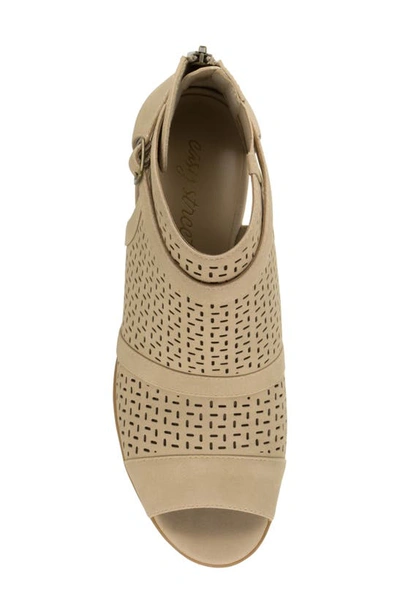 Shop Easy Street Carrigan Cutout Bootie In Sand