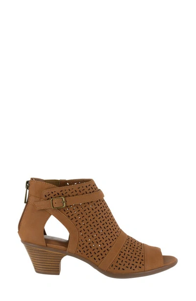 Shop Easy Street Carrigan Cutout Bootie In Tan