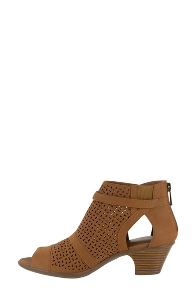 Shop Easy Street Carrigan Cutout Bootie In Tan