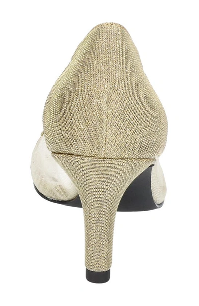 Easy Street Women's Picaboo Pumps Women's Shoes In Gold Glitter