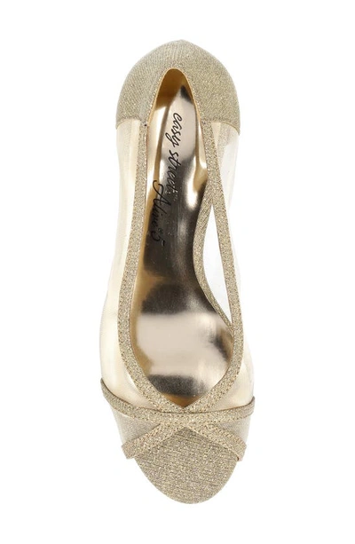 Easy Street Women's Picaboo Pumps Women's Shoes In Gold Glitter