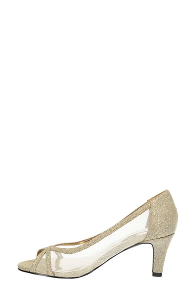 Easy Street Women's Picaboo Pumps Women's Shoes In Gold Glitter