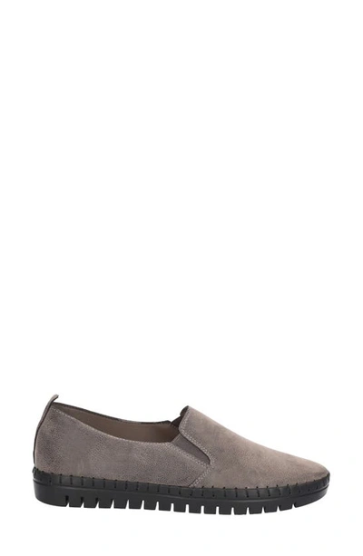 Shop Easy Street Fresh Perforated Slip-on Sandal In Grey Matte
