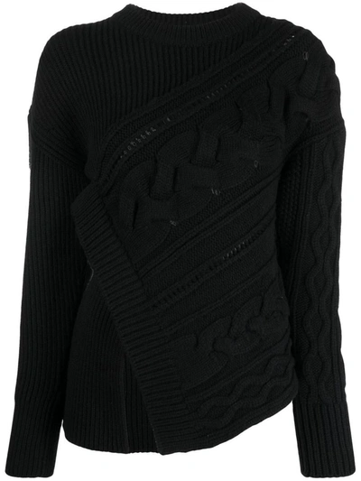 Shop Alexander Mcqueen Wool Jumper In Black