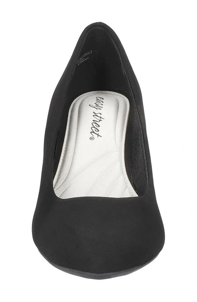 Shop Easy Street Passion Classic Pump In Black Suede