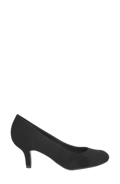 Shop Easy Street Passion Classic Pump In Black Suede