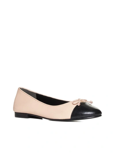 Shop Tory Burch Flat Shoes In Rose Pink / Perfect Black