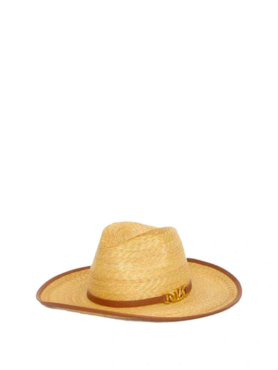 Shop Valentino Garavani Hat Accessories In Nude & Neutrals